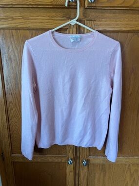 Charter Club 100% Cashmere Pink Sweater